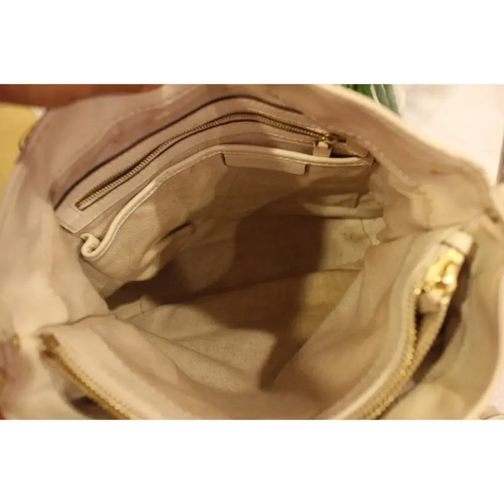 MICHAEL MICHAEL KORS Studded Leather Satchel TOTE BAG (PU150